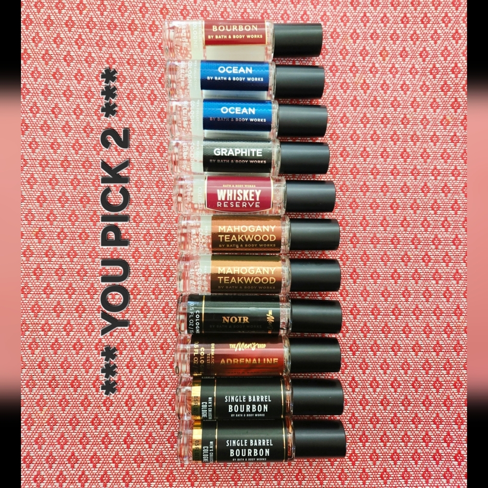 🛍BOGO 50% OFF🤎*You Pick 2*👃NWT‼️ Bath & Body Works  Men's Mini Colognes